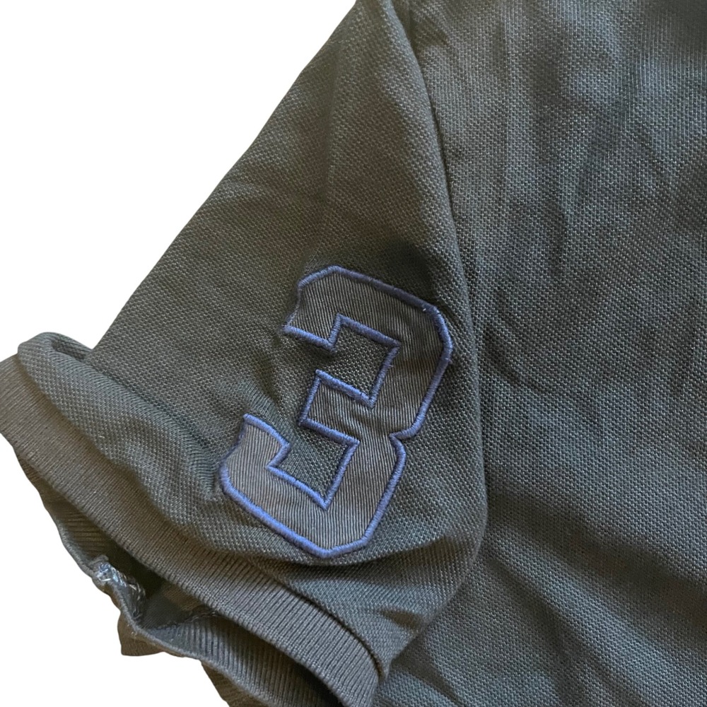 Polo Ralph Lauren Mens Black Custom Fit Short Sleeve Polo Shirt Large Crest 3 - Picture 4 of 8